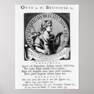 Otto IV van Brunswick Poster