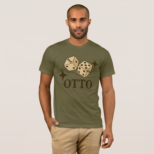 OTTO Mannen T-shirt, Dice Design T-shirt (Voorkant volledig)
