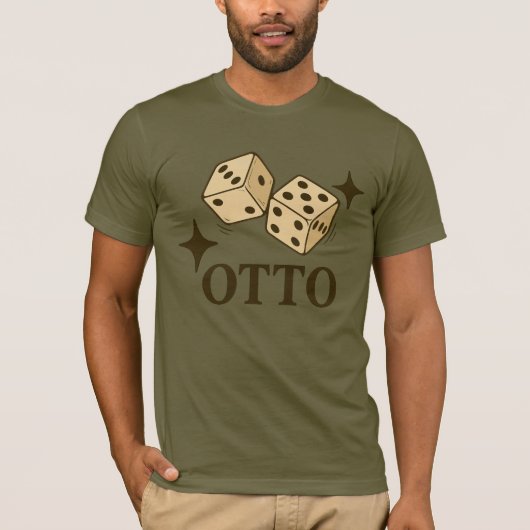 OTTO Mannen T-shirt, Dice Design T-shirt (Voorkant)