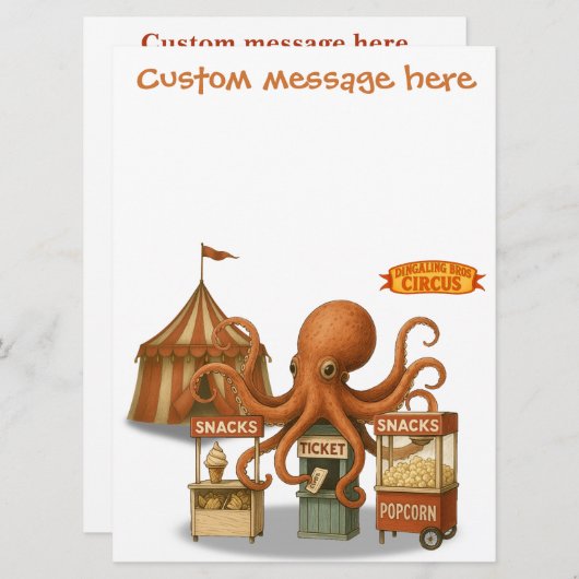 Otto’s circus snack shack (Voorkant / Achterkant)