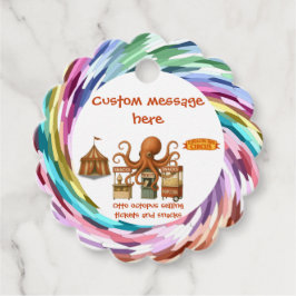 Otto’s circus snack shack bedankjes labels