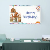 Otto’s circus snack shack birthday spandoek (Beurs)