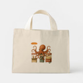 Otto’s circus snack shack mini tote bag (Achterkant)