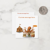 Otto’s circus snack shack notitiekaartje (Voorkant / Achterkant in situ)