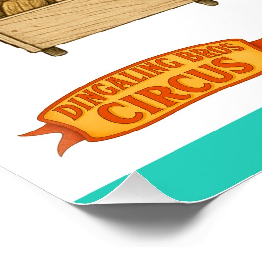 Otto’s circus snack shack perfect poster (Hoek)