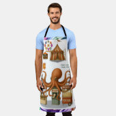 Otto’s circus snack shack schort (Gedragen)
