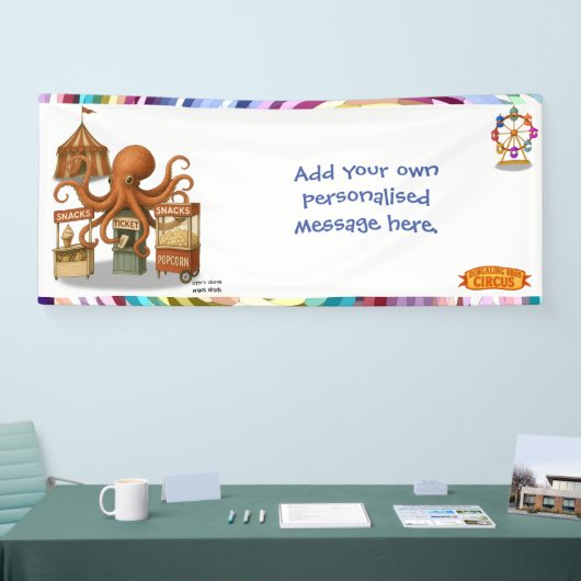 Otto’s circus snack shack spandoek (Beurs)