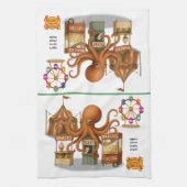 Otto’s circus snack shack theedoek (Verticaal)