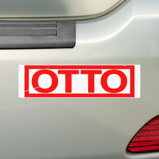 Otto Stamp Bumpersticker (Op auto)
