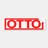 Otto Stamp Bumpersticker (Voorkant)