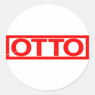 Otto Stamp Ronde Sticker