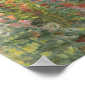 Otto Stark - Hollyhocks Poster (Hoek)