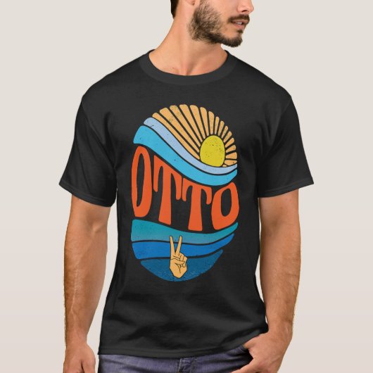 Otto  Sunset Otto Groovy Tie Dye T-shirt (Voorkant)