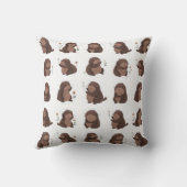 Otto the Brown Mole Pillow Kussen (Achterkant)