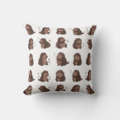 Otto the Brown Mole Pillow Kussen (Voorkant)