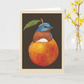 Otto van de oosterse blauwvogelkaart kaart (Gele Bloem)