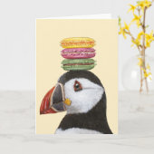 Otto van de puffin-kaart kaart (Gele Bloem)