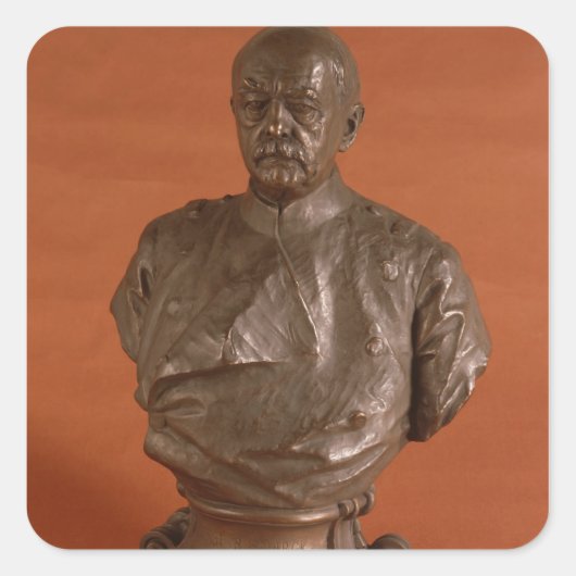 Otto von Bismarck, 1886 Vierkante Sticker (Voorkant)