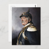 Otto von Bismarck 1894 Gekleurd Briefkaart (Voorkant / Achterkant)