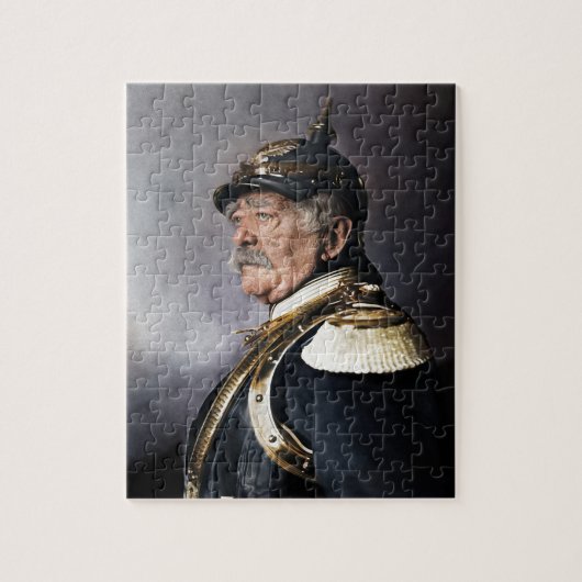 Otto von Bismarck 1894 Gekleurd Legpuzzel (Verticaal)