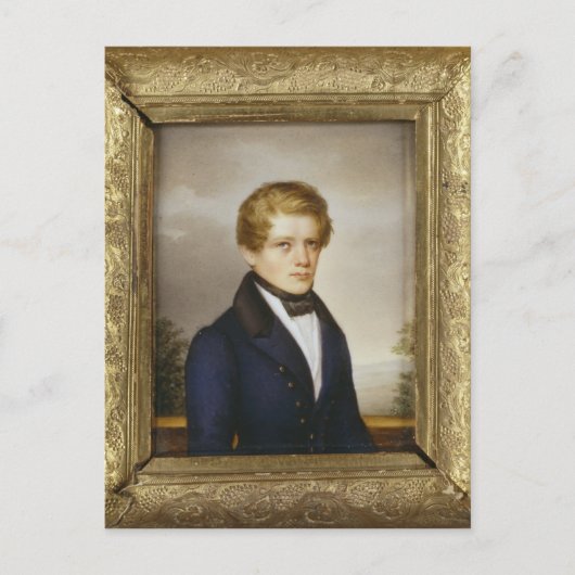 Otto von Bismarck als student, 1833 Briefkaart (Voorkant)