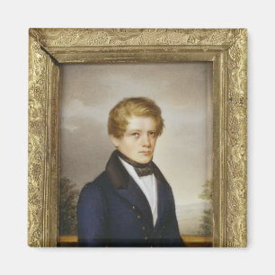 Otto von Bismarck als student, 1833 Magneet