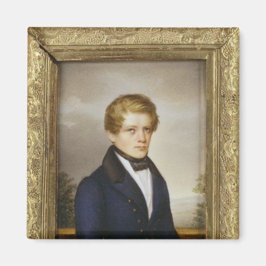 Otto von Bismarck als student, 1833 Magneet (Voorkant)