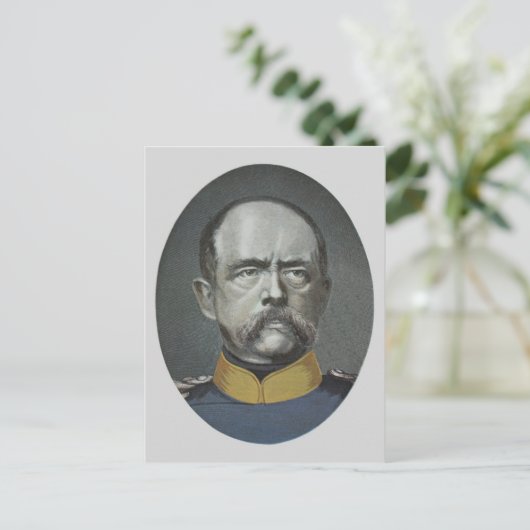 Otto von Bismarck Briefkaart (Staand voorkant)