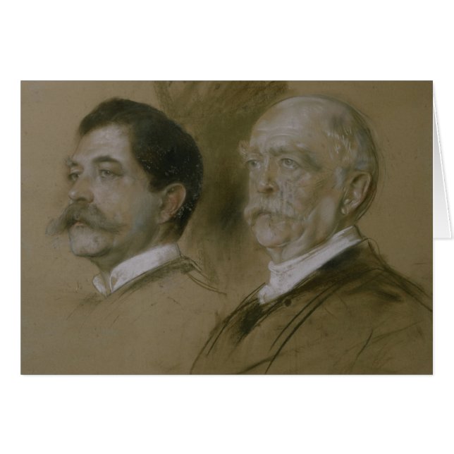 Otto von Bismarck en zijn zoon Herbert (Voorkant Horizontaal)