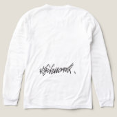 Otto von Bismarck handtekening Tri-Blend Shirt (Achterkant)