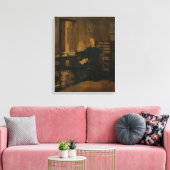 Otto von Bismarck in zijn studie Canvas Afdruk (Insitu (Woonkamer))