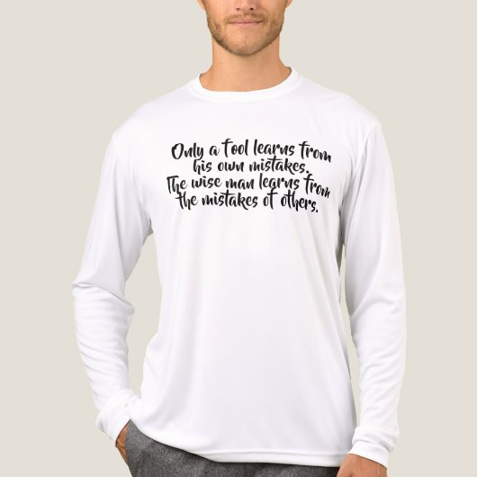 Otto von Bismarck signature Tri-Blend Shirt (Voorkant volledig)