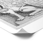 Otto von Guericke (1602-86) van 'Portraits des Ho' Poster (Hoek)