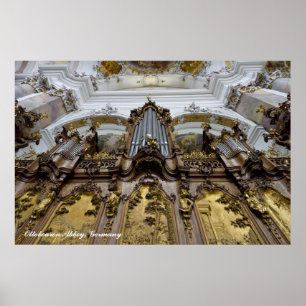 Ottobeuren Abbey pipe organ poster