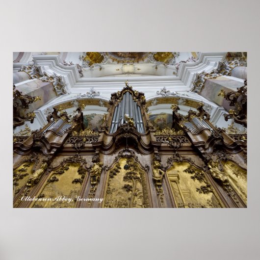 Ottobeuren Abbey pipe organ poster (Voorkant)