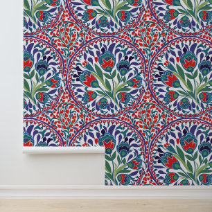 Ottomaans China met Flower Motives Behang