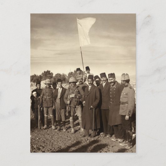 Ottomaans Rijk Overgave Jeruzalem 1917 Briefkaart (Voorkant)