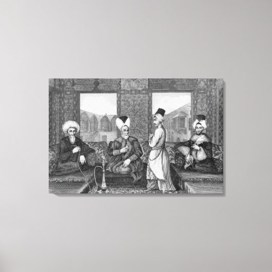 Ottomaanse Dignitaries Canvas Afdruk (Voorkant)