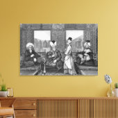 Ottomaanse Dignitaries Canvas Afdruk (Insitu (Woonkamer))