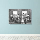 Ottomaanse Dignitaries Canvas Afdruk (Insitu (Houten vloer))