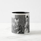 Ottomaanse Dignitaries Tweekleurige Koffiemok (Center)