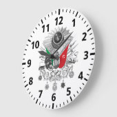 Ottomaanse Rijk grayscaleat van wapens Grote Klok (Hoek)