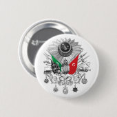 Ottomaanse Rijk grayscaleat van wapens Ronde Button 5,7 Cm (Voorkant /achterkant)