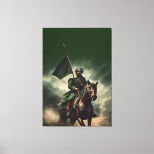 Ottomaanse Rijk Oud Soldaat Turkije Geschiedenis M Canvas Afdruk