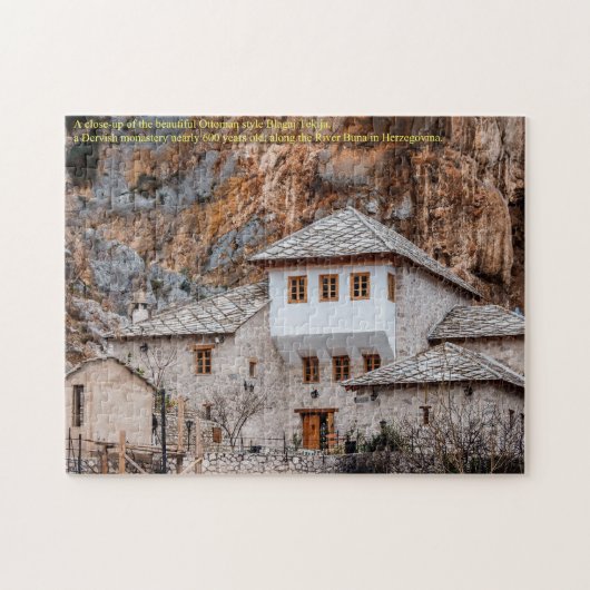 Ottomaanse Stijlarchitectuur in Bosnië Legpuzzel (Horizontaal)