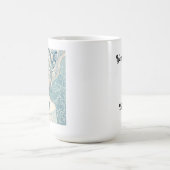 Ottomaanse Tegel Vrouw met Thee - Soft Blue Flow Koffiemok (Center)