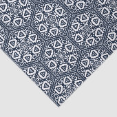 Ottomaanse turkse blauwware tracery design tissuepapier (Detail)