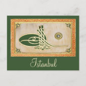 Ottomaansultan tughra Briefkaart (Voorkant)