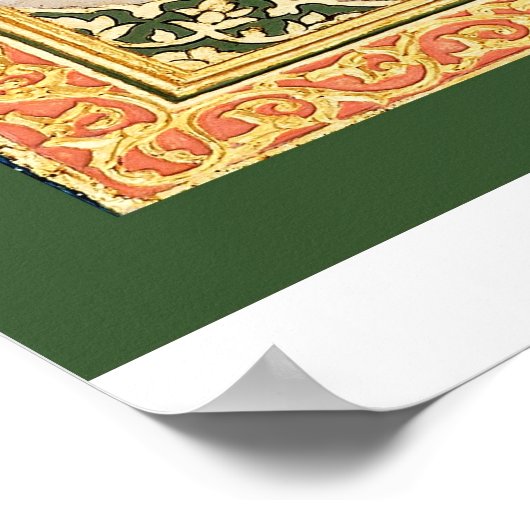 Ottomaansultan tughra Poster (Hoek)