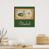 Ottomaansultan tughra Poster (Keuken)